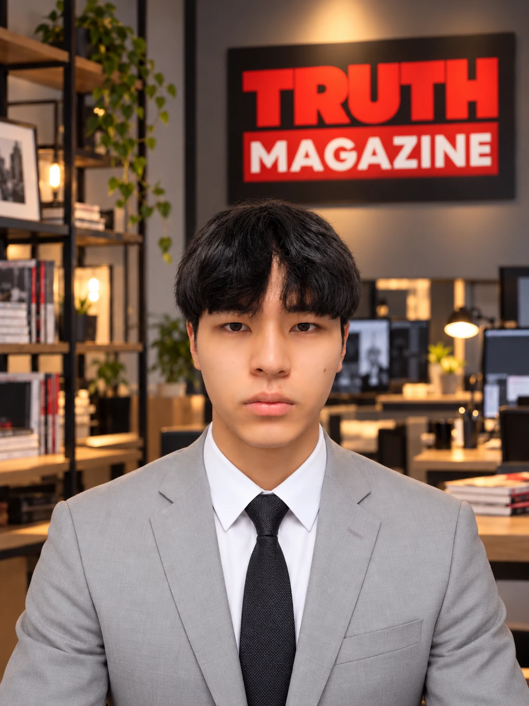 Portrait of Daulet Bagdatov, journalist at TRUTH Magazine