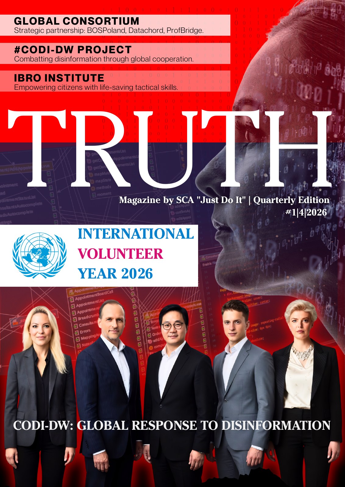 Cover of the first TRUTH Magazine issue