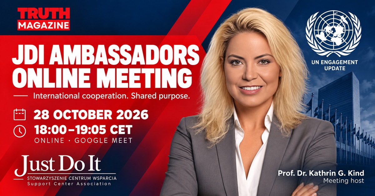 JDI ambassadors to meet online: international cooperation, TRUTH and UN engagement